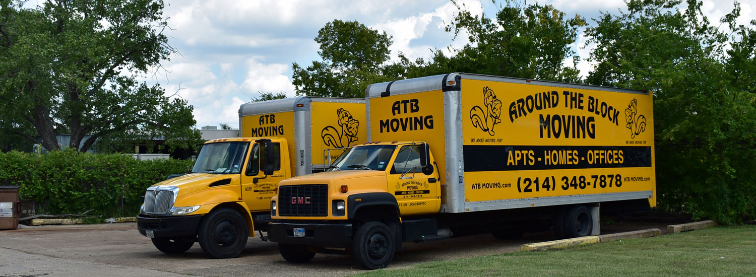 around the block moving trucks