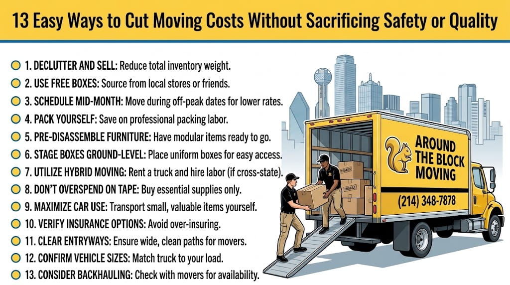 13 Easy Ways to Cut Moving Costs Without Sacrificing Safety or Quality