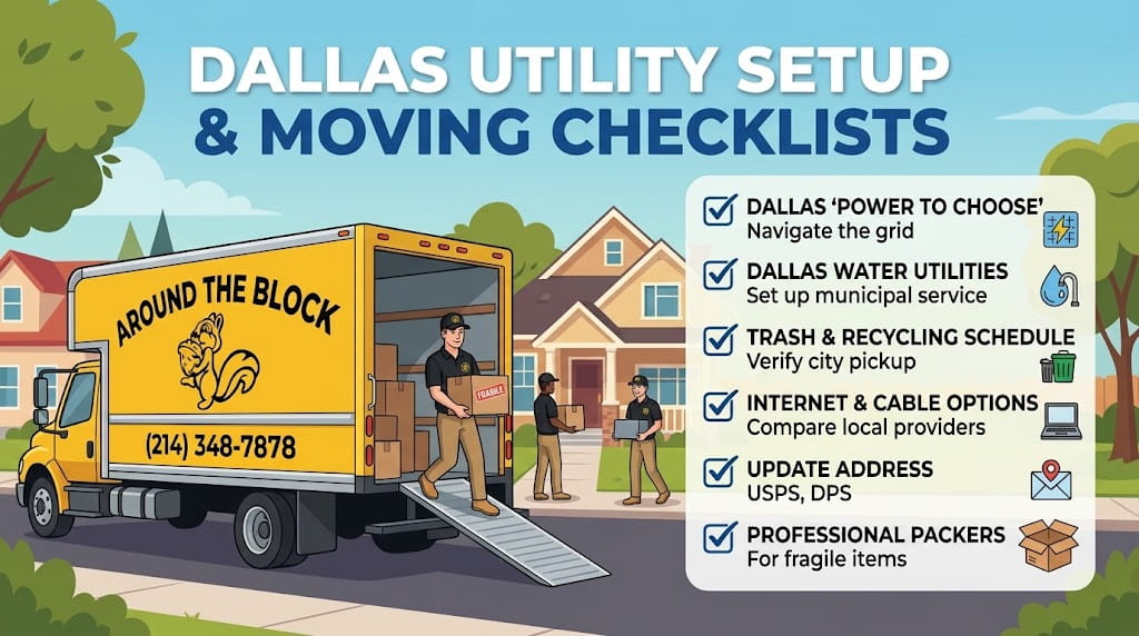 Dallas Utility Setup & Moving Checklists: Avoiding Hidden Fees When Relocating