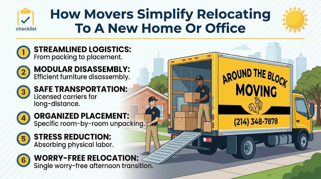 How Movers Simplify Relocating To A New Home Or Office