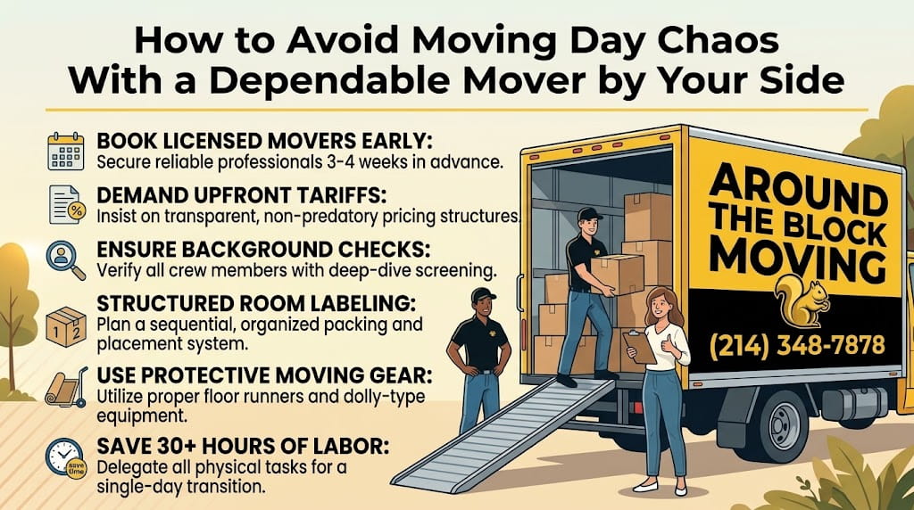 How to Avoid Moving Day Chaos With a Dependable Mover by Your Side
