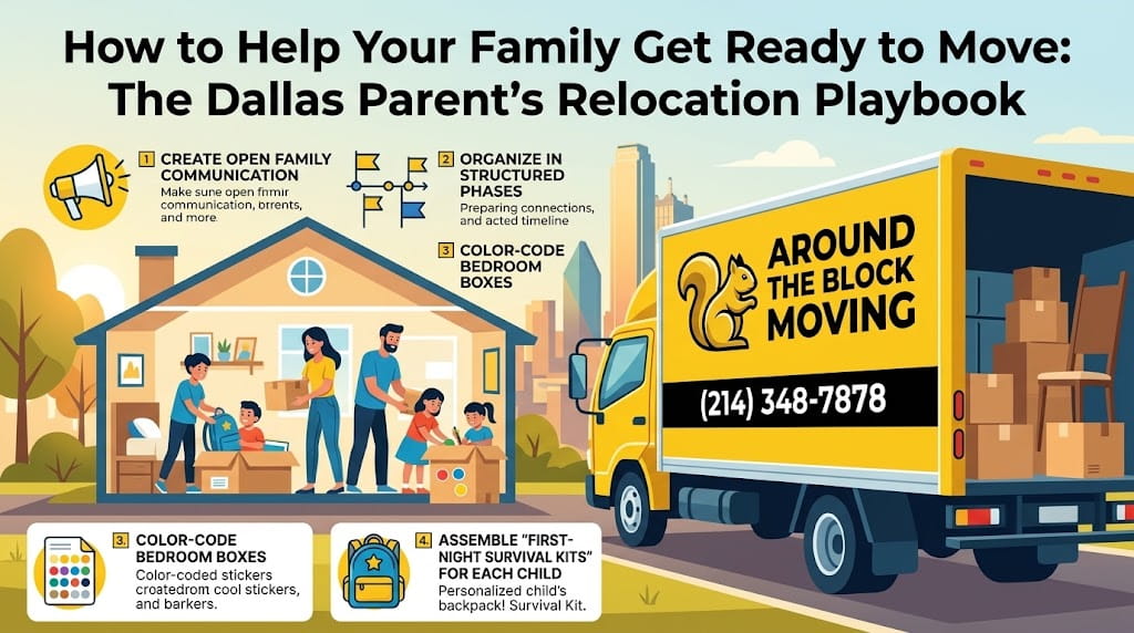 How to Help Your Family Get Ready to Move: The Dallas Parent’s Relocation Playbook