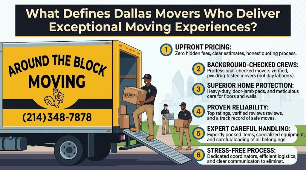 What Defines Dallas Movers Who Deliver Exceptional Moving Experiences?