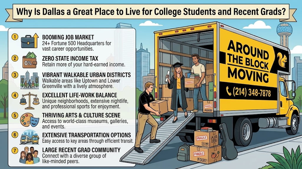 Why Is Dallas a Great Place to Live for College Students and Recent Grads?